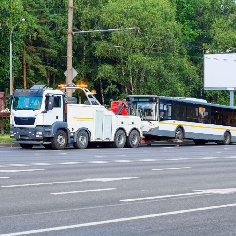 Grúas para autobuses
